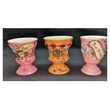 3 Crystal Champagne Flutes & Glass Large  Glass Wi