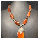 Sterling Silver Carnelian Gemstone Merav Indonesia
