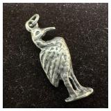 Silver Bird Pendant Unmarked W52
