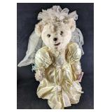 Large Tilly Collectables Plush Bear Wedding Bride