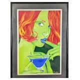 JB Framed Cosmopolitan Print By Holly Picano