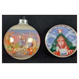 Disney 25th Anniversary And Sphinx Ornament Lot