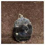 Flower Bouquet Happy Anniversary Sterling Pendant