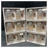 Mason Craft and More Glass Mason Jar Salt and Pepp