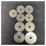 Denmark Currency Coin Lot Danish Kroner Danmark Kr