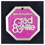 4 Rare Vintage Disney World Grad Night 83 Medallio