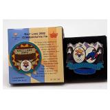 LE Salt Lake 2002 Drum & Luge Pins F18