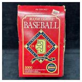 1992 Donruss Major League Baseball Series II Wax B