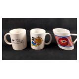 Disney Cruise Line Mugs Lot Of Three