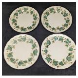 4 Retired Nikko Greenwood Dinner Plates A