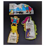 3 Absolut Vodka Peppar Advertising Art Pins / Broo
