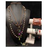 8pc Nomads Treasure Mixed Costume Jewelry Lot