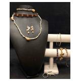 9pc Sandswept Selections Mixed Costume Jewelry Lot