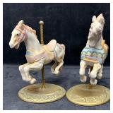 Collectible Willitts Carousel Horse Porcelain Cera