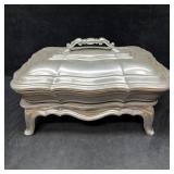 Wilton Columbia Pewter Covered Casserole Dish Serv