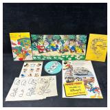 Disney Ephemera Paper Lot Snow White Mickey Mouse