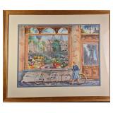 Original Framed Watercolor Bettye Paden Dutch Trea