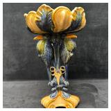 Vintage Amphora Style Figural Bird Compote Tri Foo