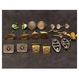 10pc Timeless Vintage MISC Cufflinks Lot