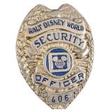 Early 1980s Disney World Female Security Badge