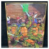 Teenage Mutant Ninja Turtles The Movie Framed Post
