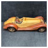 Resin Wooden 1934 Roadster Sculpture with Driver F
