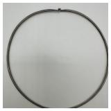 Sterling Silver Chocker Modernist Necklace 925 TA