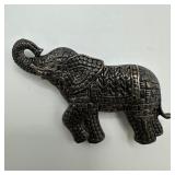 Intricate Embossed Elephant 925 Sterling Silver Ma