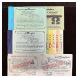 Walt Disney World Magic Kingdom Ticket Books and T