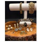 15pc Goldette Mixed Costume Jewelry Lot