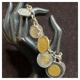 Milor Italy 925 Sterling Silver Italian Lire Coin