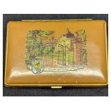 Vintage German Leather & Wood Ludwigsburg Stor