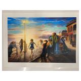 Lonely Dog Ivan Clarke The Blue Dress Medium Gicle