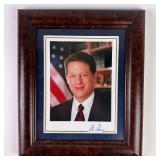 Signed Al Gore Autographed Photograph Framed