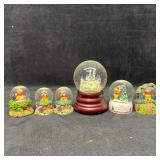 Collection of Winnie the Pooh Snow Globes Disney C