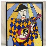 Alain Despert Signed and Dated Acrylic on Canvas H