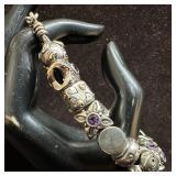 Samuel B Behnam Sterling Silver and 18K Gold Ameth