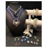 17pc Iridescent and Blue L