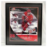 Kevyn Adams Signed Framed Carolina Hurricanes Disp