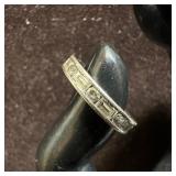 SW 925 CZ Sterling Silver Fine Ring Size 5