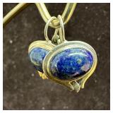 Lapis SU Thailand Sterling Silver 925 Fine Earring