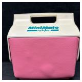 Mini Mate by Igloo Pink and Aqua Personal Cooler L