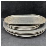 Wilton Armetale Pewter Oval Serving Platters Vario
