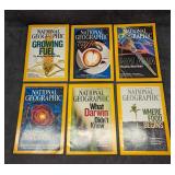 6 Year 2000s National Geographic Magazines