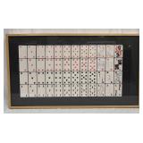 Framed Original Mixed Media Playing Cards Artwork