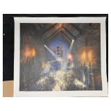 Ivan Clarke Cathedral of Rock Medium Giclee on Can