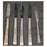 Vintage Silverplate Stainless Steel Dinner & Butte