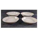 Four English Garden Fine China Bowls