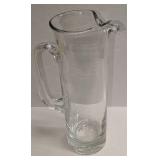 Vintage Clear 12" Glass Pitcher