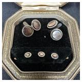 Krementz Mother of Pearl Cuff Link Set
